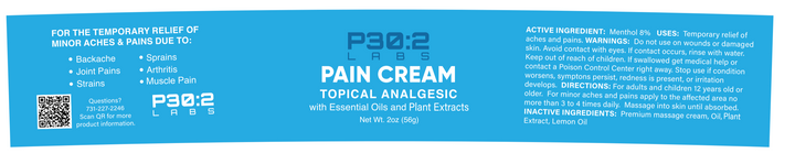P30:2 Pain Cream 2 oz