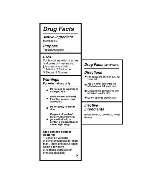 DR-7 Roll On 100% Plant Based Pain Relief 3 oz